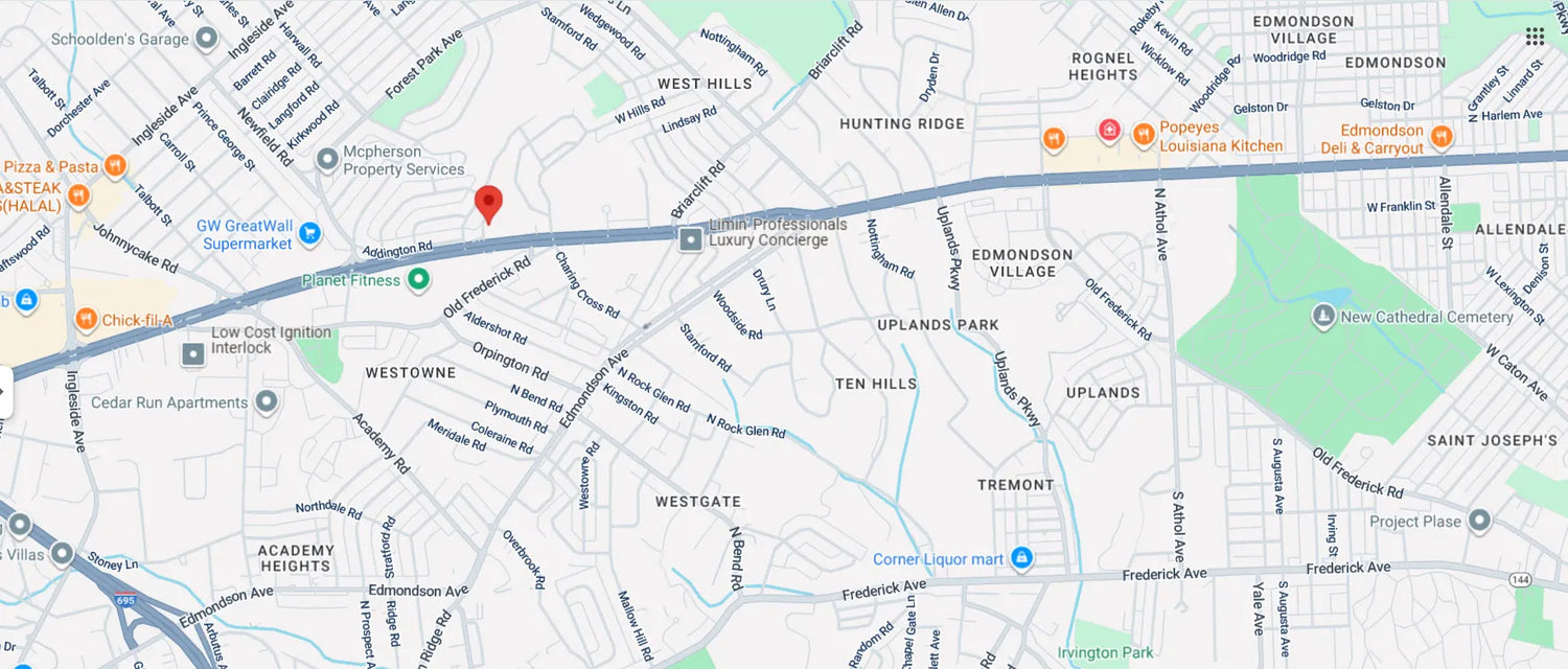 Location map where our motorcycle gloves store located
