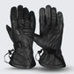 Impulse Motorcycle Gloves – waterproof leather, front and back view for riders
