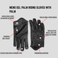 Leather Premium Motorcycle gloves highlight its features hook and loop, sold one piece back, padded gel palm, premium leather, touch pad with finger tips 